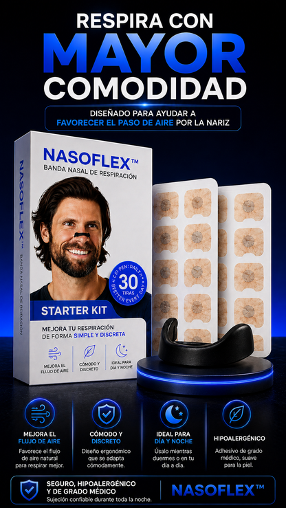 NASOFLEX™ - Banda nasal de respiración