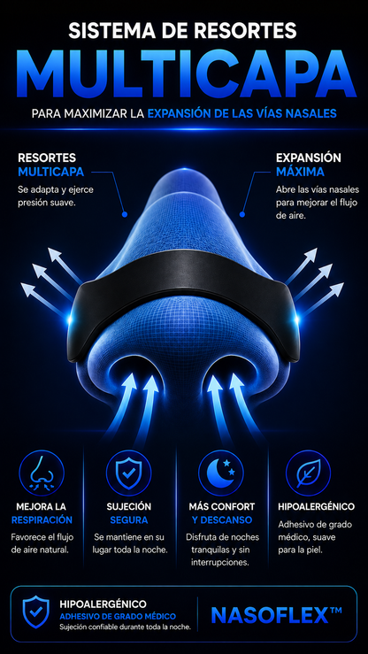 NASOFLEX™ - Banda nasal de respiración