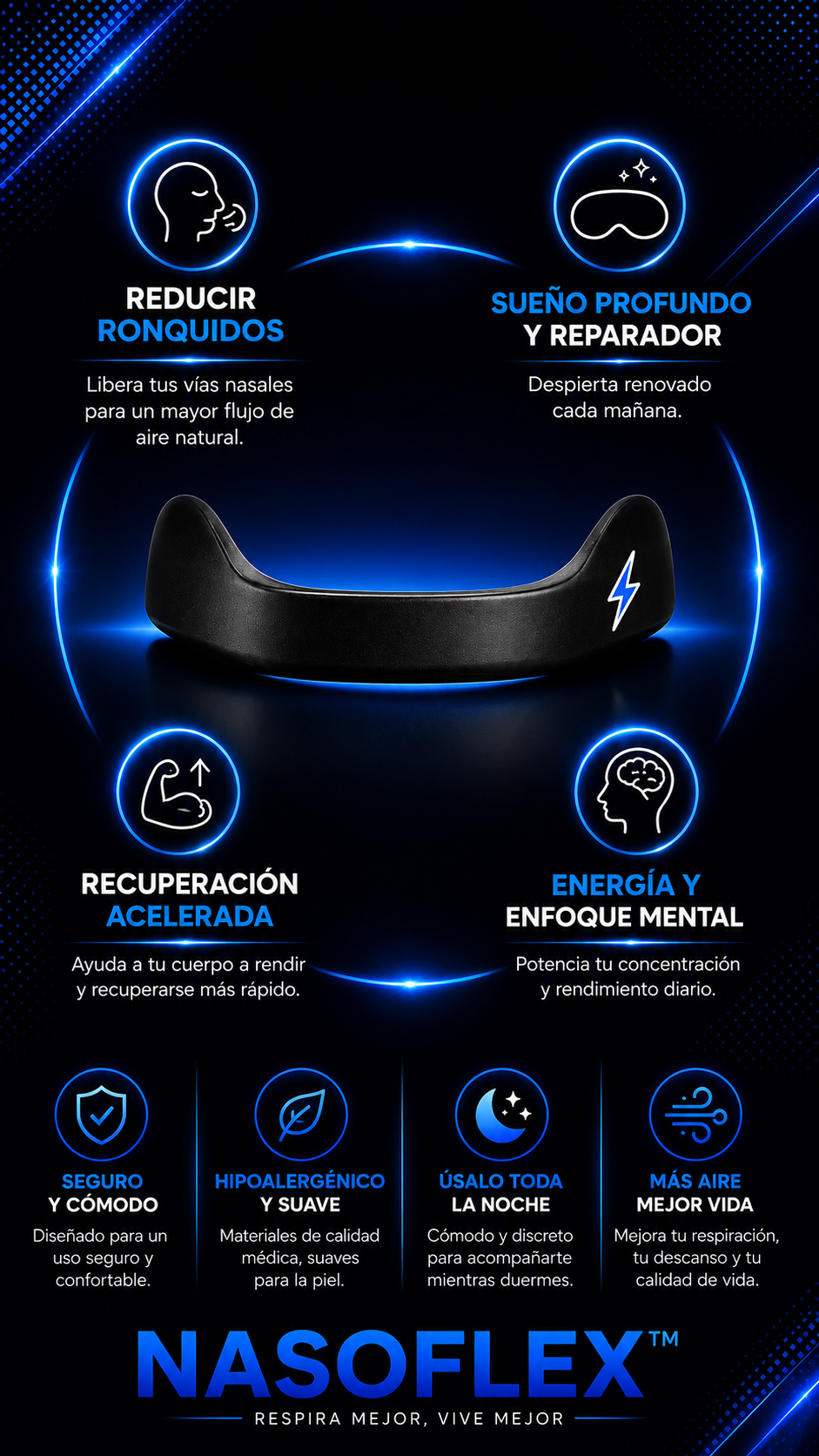 NASOFLEX™ - Banda nasal de respiración