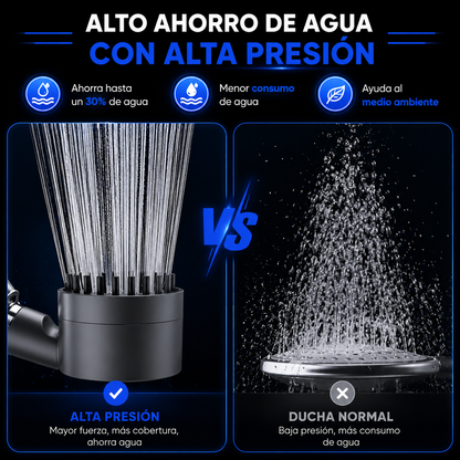HydroWell™ - Cabezal de Ducha Masajeador con Filtro Purificador